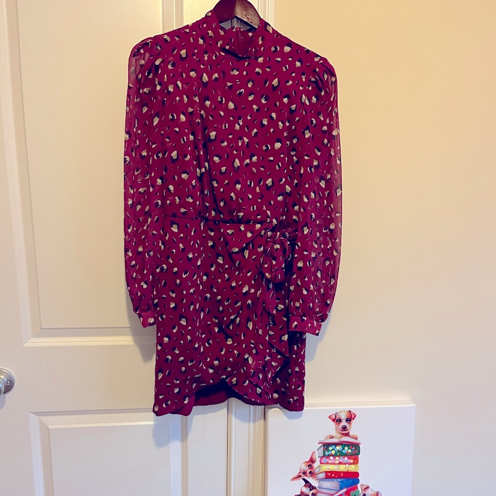 Bardot flirty wrap dress